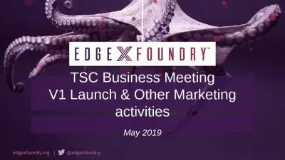 TSC Business Meeting V1 Launch & Other Marketing activities