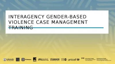 GBV CASE MANAGEMENT  responseS