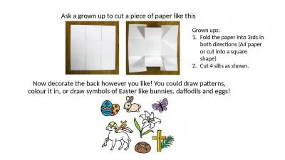 Now decorate the back however you like! You could draw patterns, colour it in, or draw