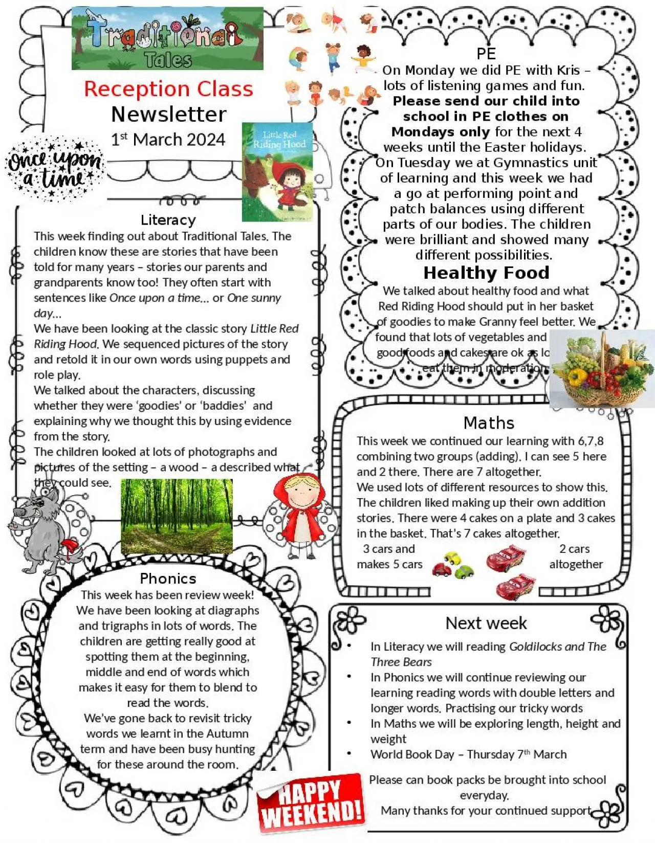 PPT-Reception Class Newsletter