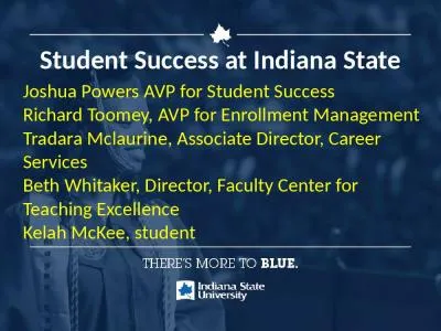 Student Success at Indiana State