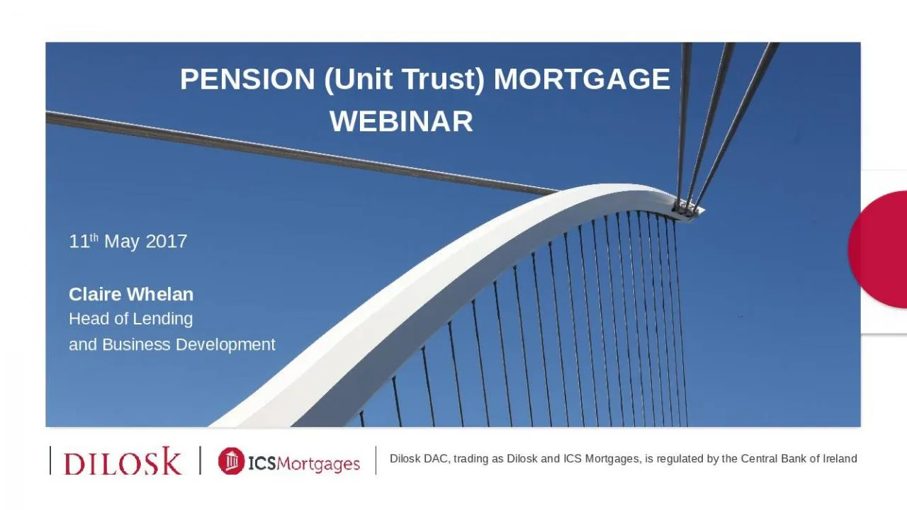 PPT-PENSION (Unit Trust) MORTGAGE