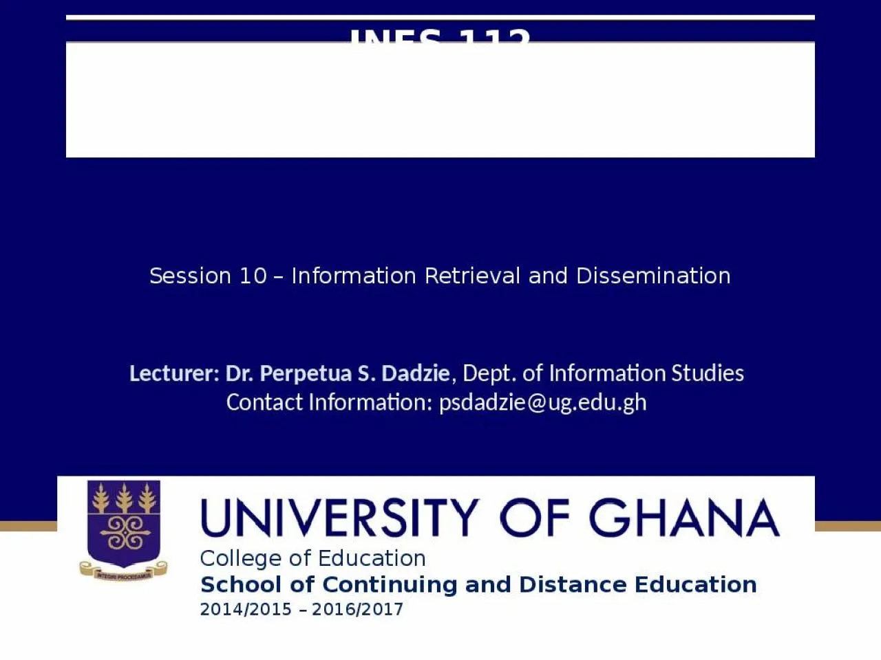 PPT-INFS 112 Introduction to information management