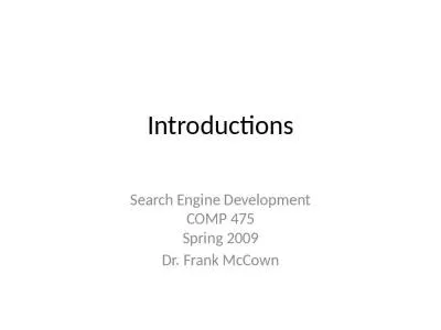 Introductions Search Engine Development