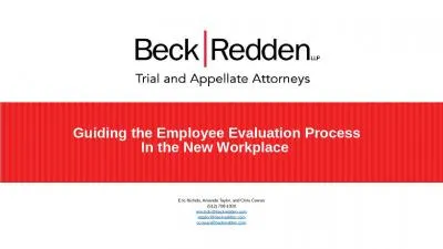 Guiding the Employee Evaluation Process