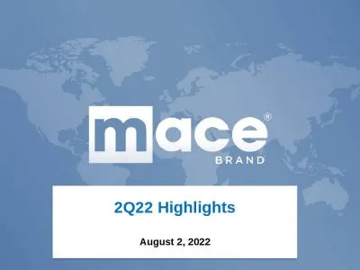 2Q22 Highlights August 2, 2022