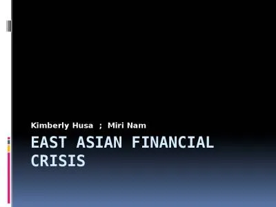 East Asian financial crisis