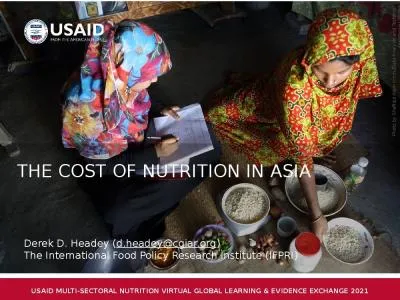 THE COST OF NUTRITION IN ASIA