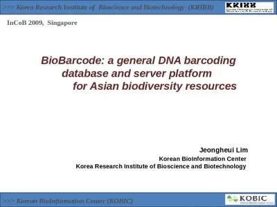 BioBarcode : a general DNA