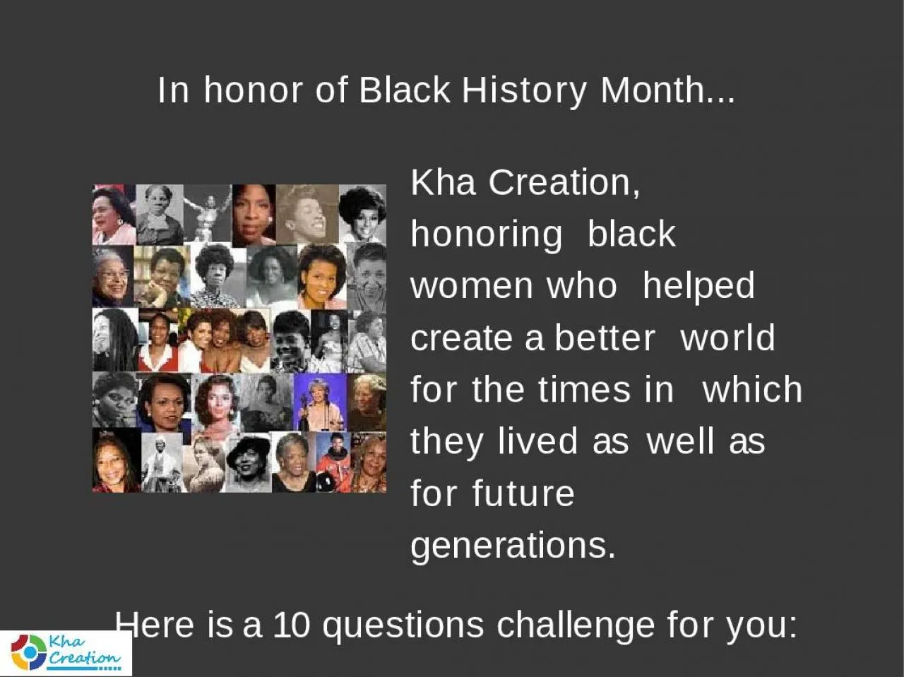 PPT-In honor of Black