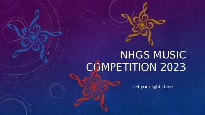 NHGS Music Competition 2023