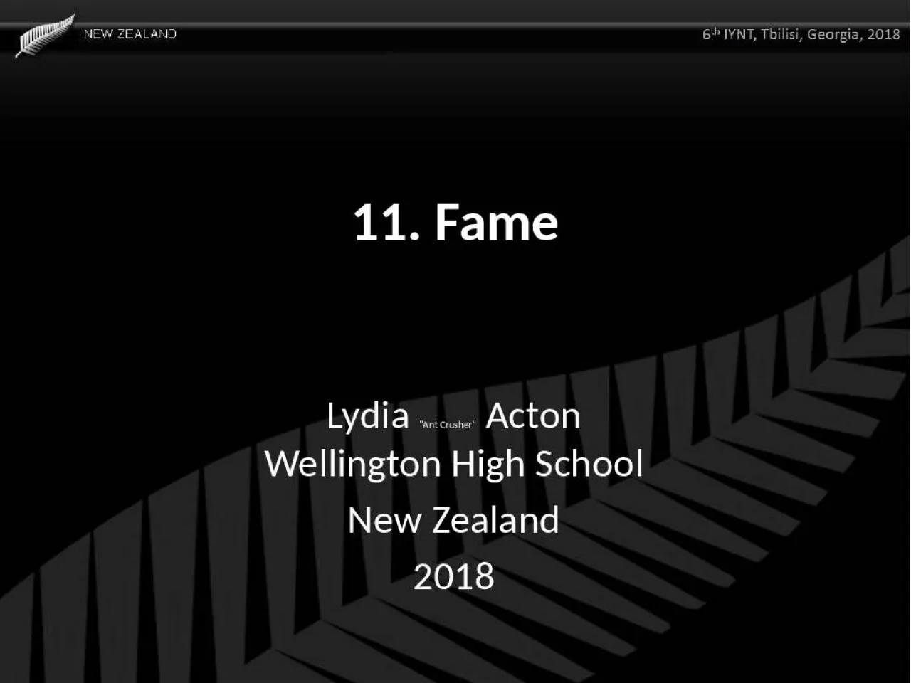 PPT-11. Fame Lydia 