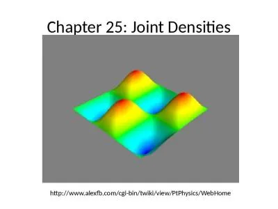 Chapter  25:  Joint Densities