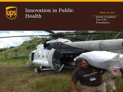 Innovation in Public Health