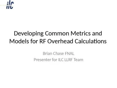 Developing Common Metrics and Models for RF Overhead Calculations