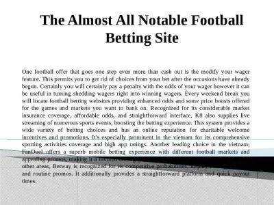 Football Betting Hub