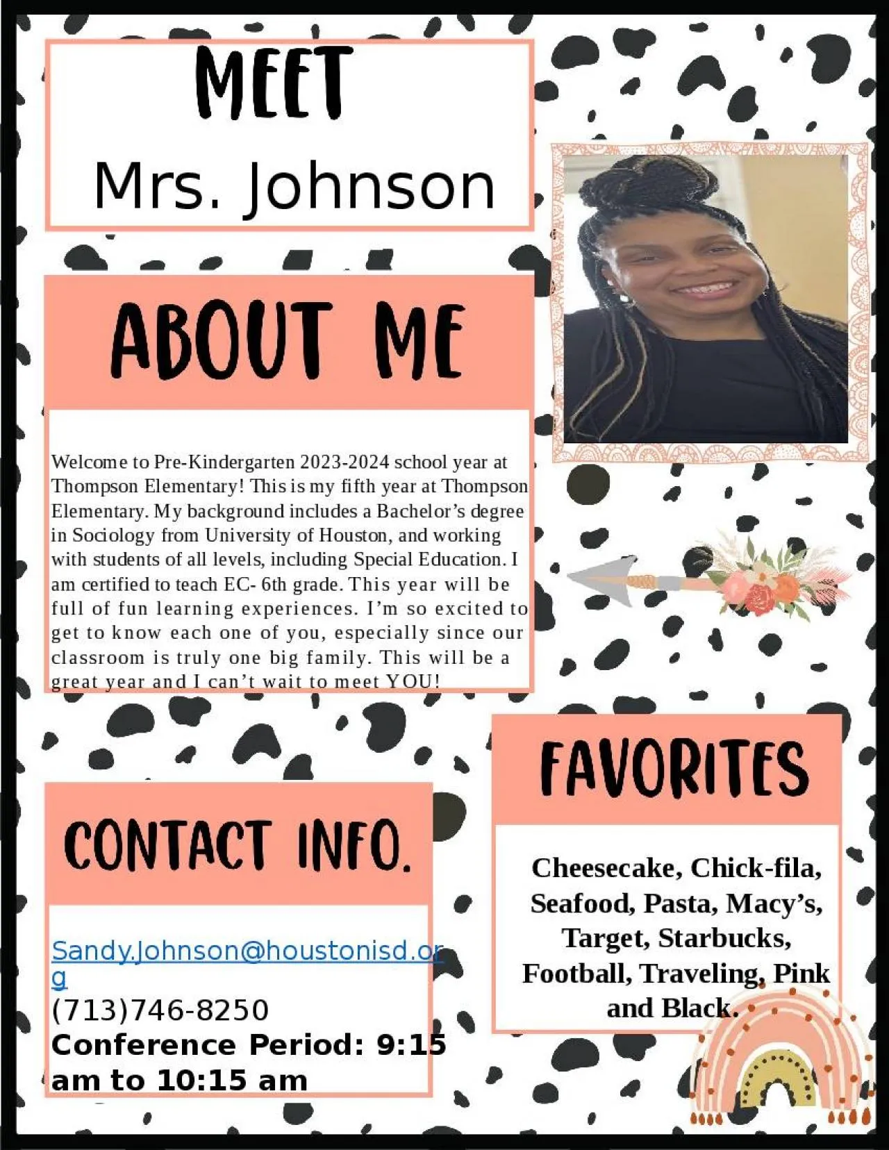 PPT-Mrs. Johnson Welcome to Pre-Kindergarten 2023-2024 school year at Thompson Elementary!