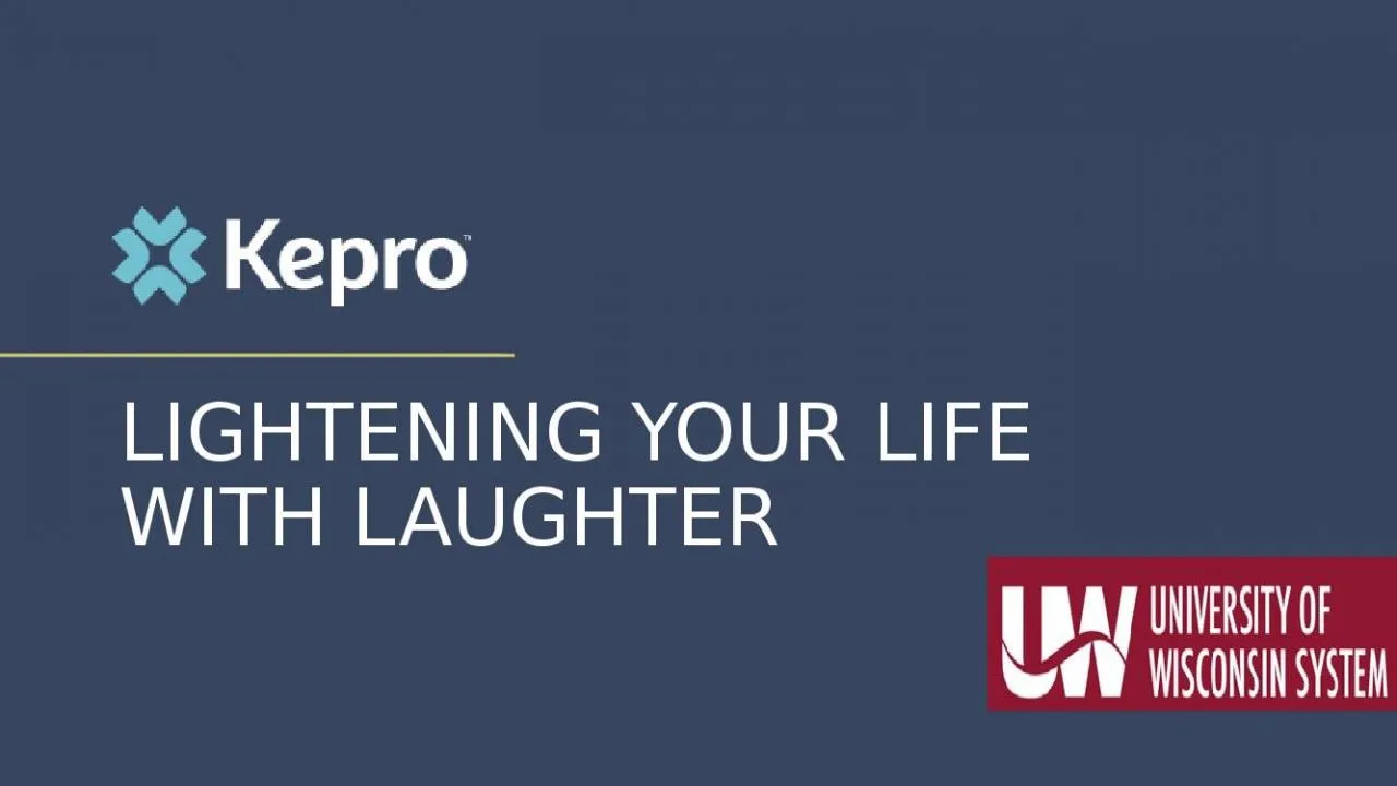 PPT-Lightening Your Life With Laughter