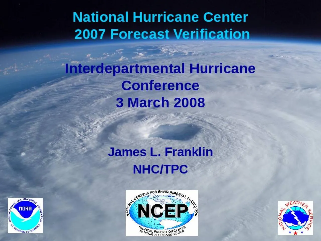 PPT-National Hurricane Center