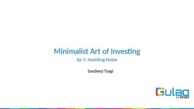 Minimalist Art of Investing