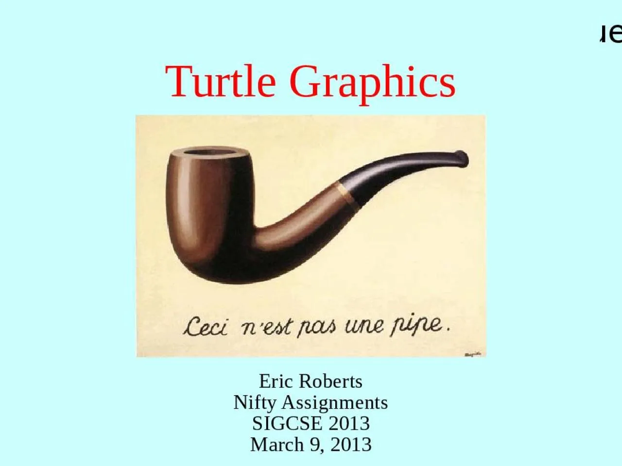 PPT-Turtle Graphics Eric Roberts