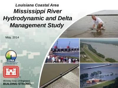 Louisiana Coastal Area  Mississippi River Hydrodynamic and Delta Management Study