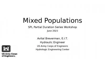 Mixed Populations SPL Partial Duration Series Workshop