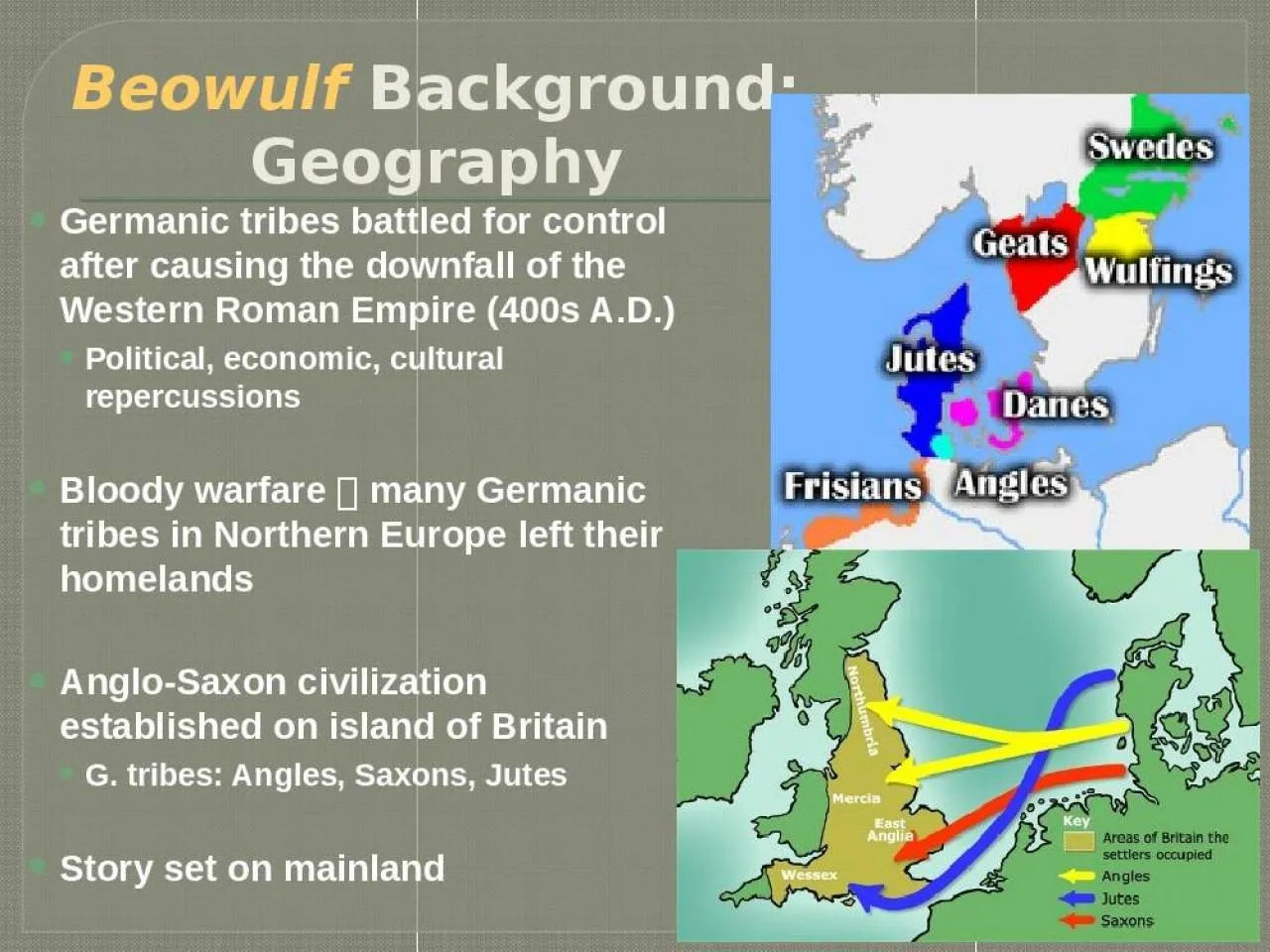 PPT-Beowulf Background: Geography