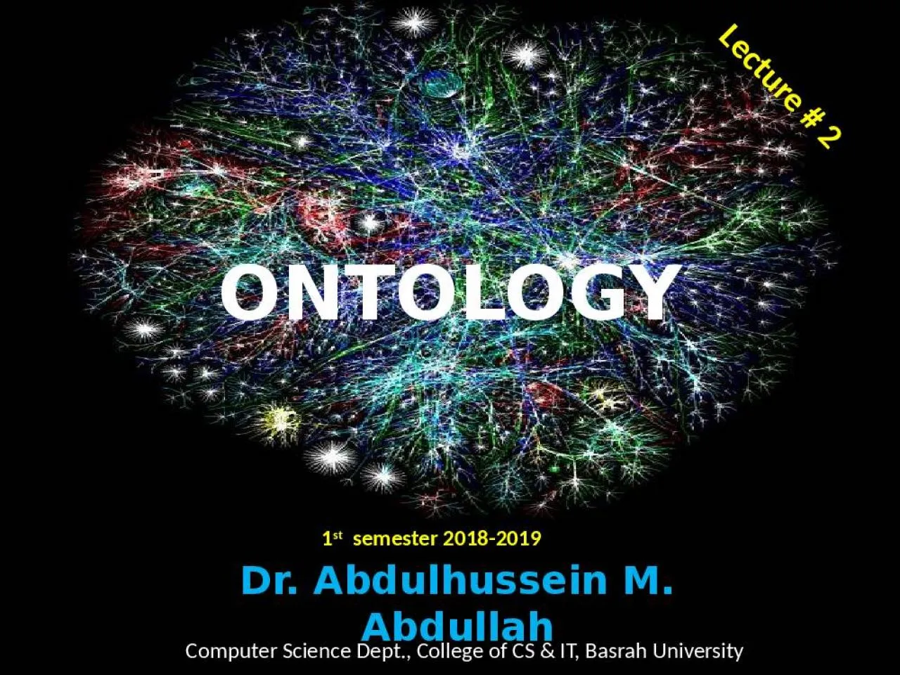 PPT-ONTOLOGY Dr. Abdulhussein