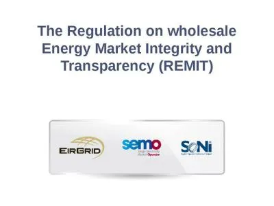 The Regulation on wholesale Energy Market Integrity and