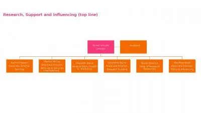 Research, Support and Influencing (top line)