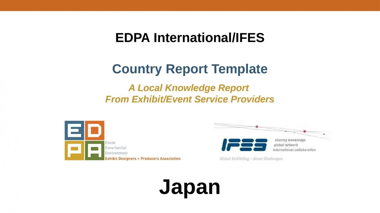 PPT-EDPA International/IFES Country Report Template