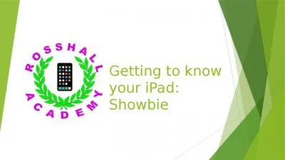 Getting to know your iPad: