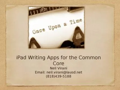 i Pad Writing Apps for the Common Core