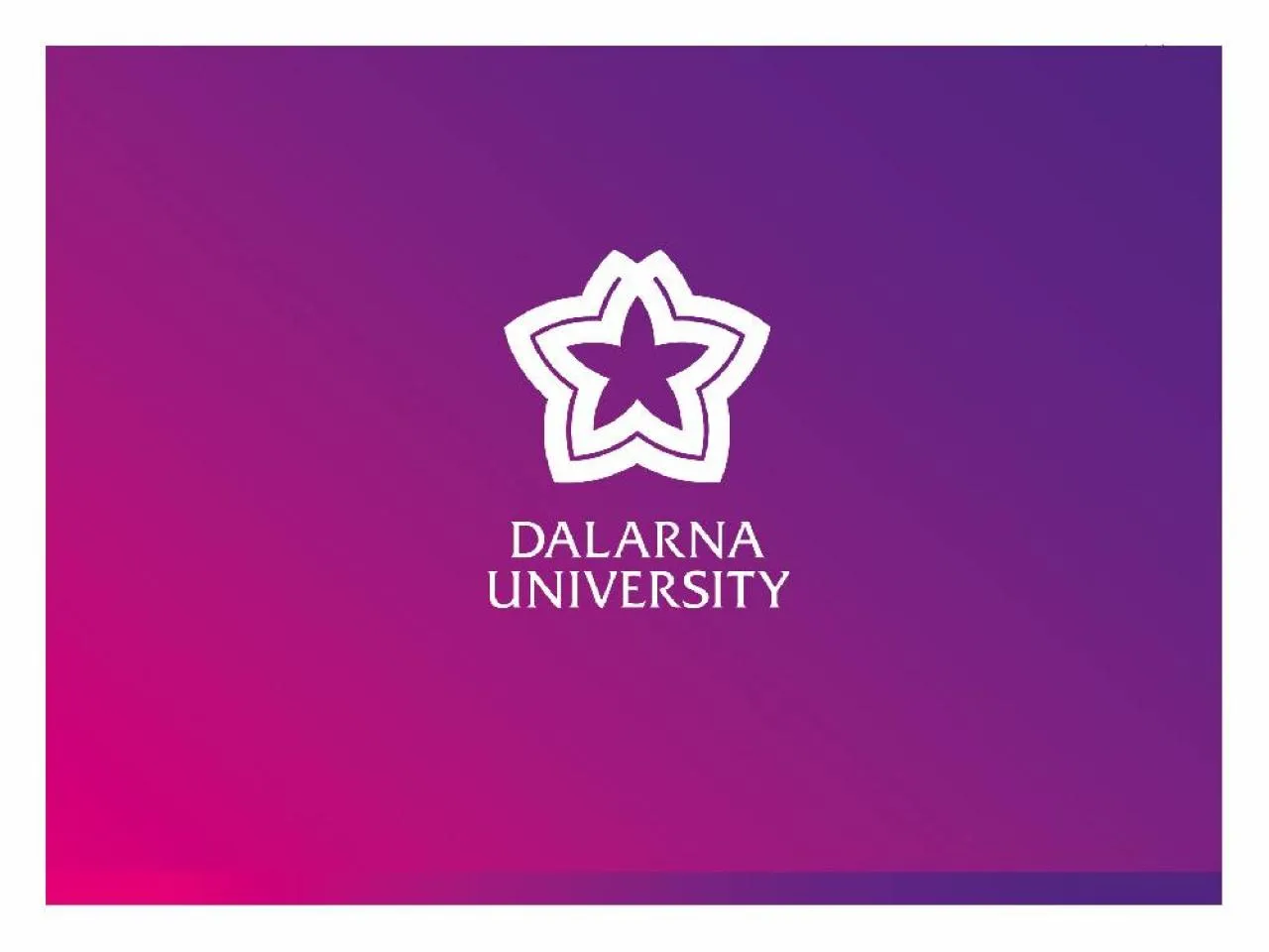 PPT-Welcome to Dalarna University