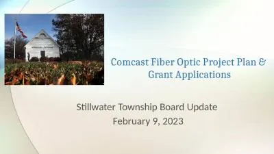 Comcast Fiber Optic Project Plan &