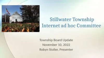 Stillwater Township Internet ad hoc Committee