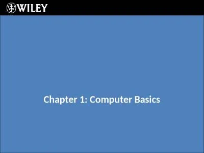 Chapter 1: Computer Basics