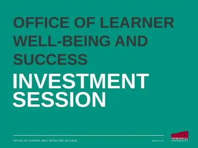 OFFICE OF LEARNER WELL-BEING AND SUCCESS