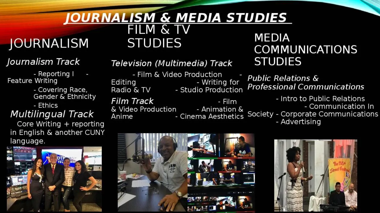 PPT-JOURNALISM & MEDIA STUDIES