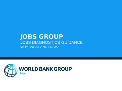 Jobs GROUP  jobs DIAGNOSTICS guidance