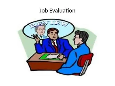 Job Evaluation Definitions…