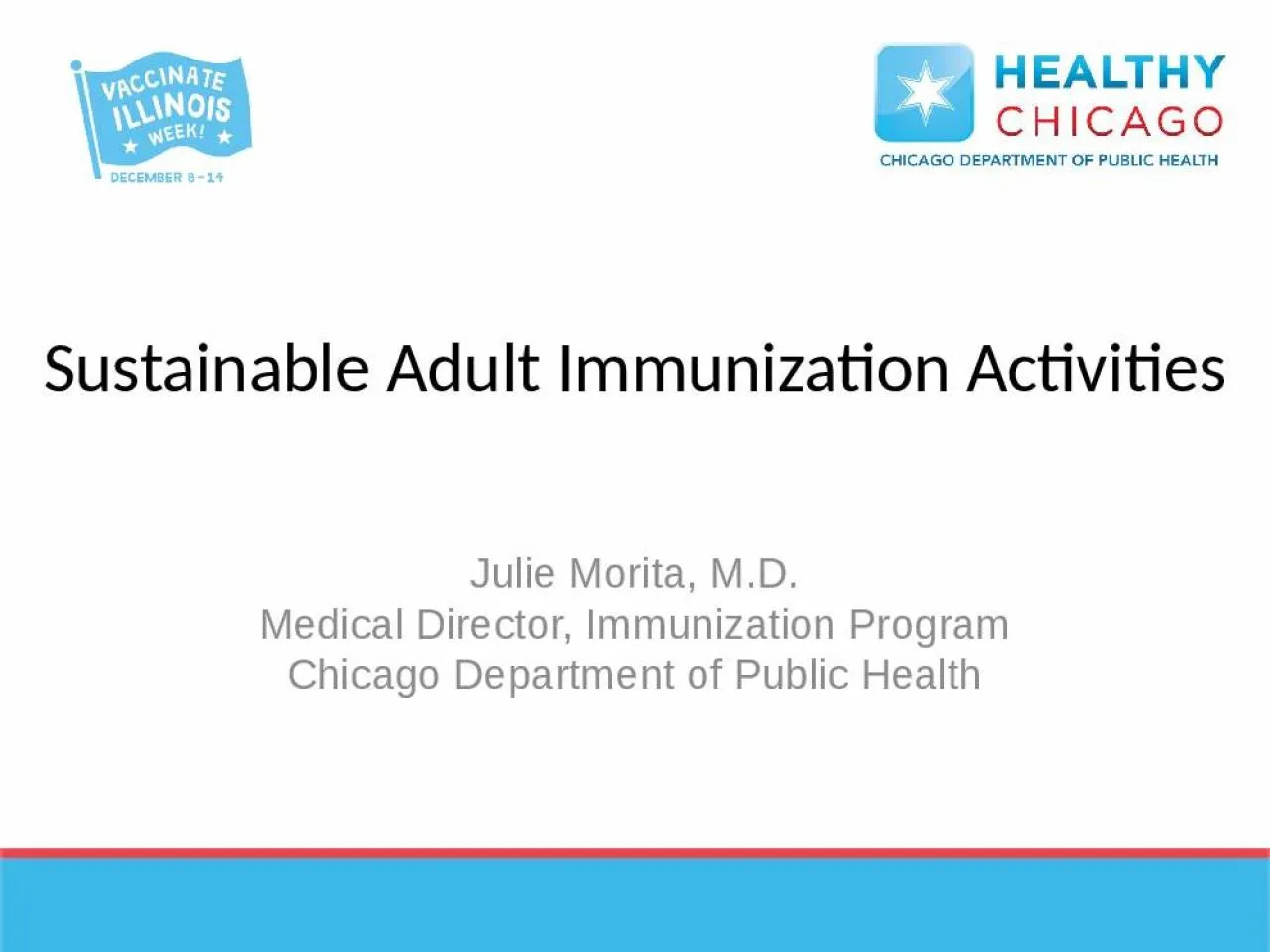 PPT-Sustainable Adult Immunization Activities