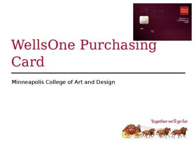 WellsOne  Purchasing Card