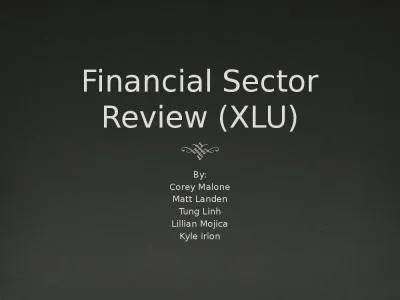 Financial Sector Review (XLU)