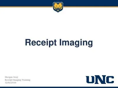 Morgan Gray Receipt Imaging Training