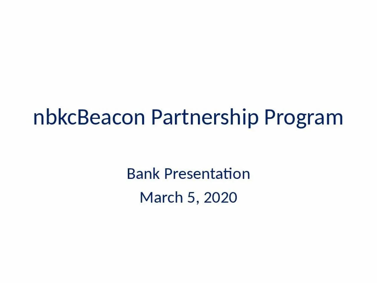 PPT-nbkcBeacon Partnership Program