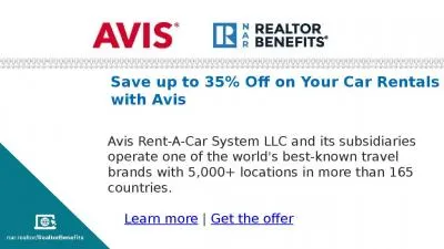 Avis Rent-A-Car System LLC and its subsidiaries operate one of the world's best-known travel brands