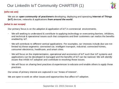 Our LinkedIn IoT Community CHARTER (1)