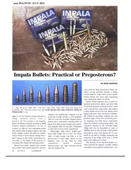 Impala Bullets: Practical or Preposterous?